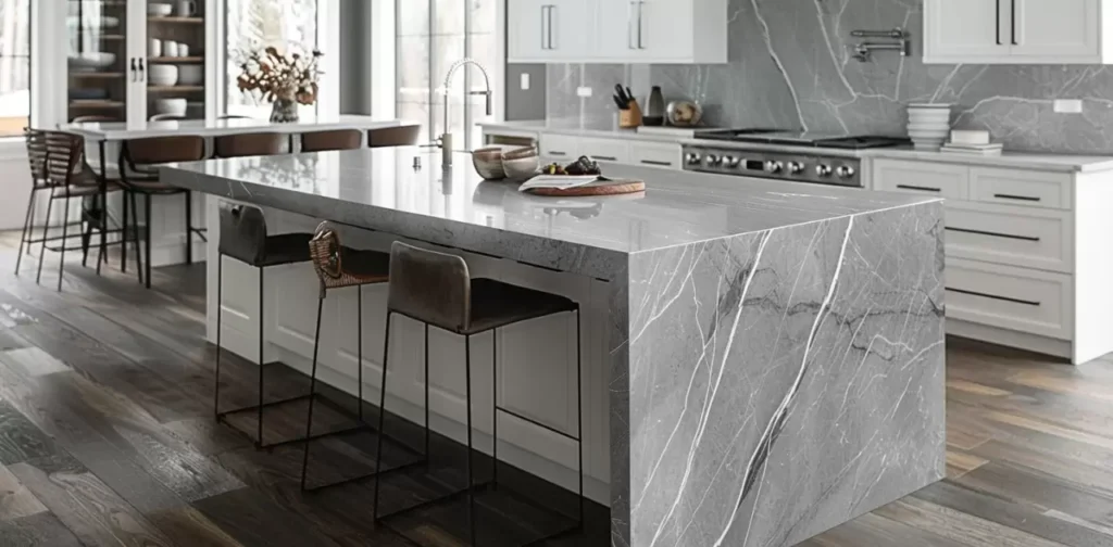 Drop-Dead-Gorgeous-Marble-Kitchen-Waterfall-Island-Designs.